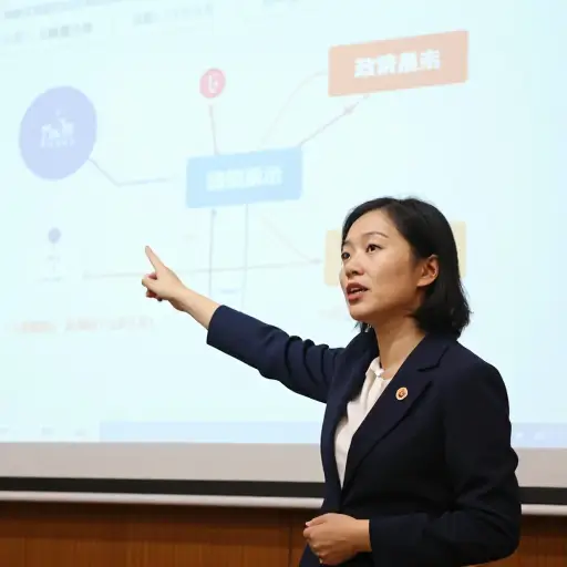 她的演讲强调了新政策的关键点。