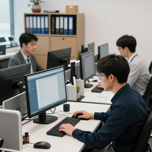 事实上，计算机在办公室中扮演重要角色。