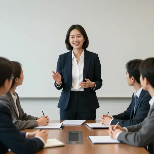 她经常在会议上发表机智的评论。