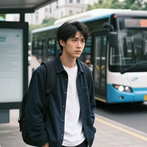我跑得不够快，没能赶上公交车。
