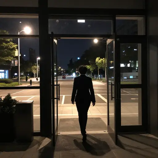 我有时晚上十点下班。