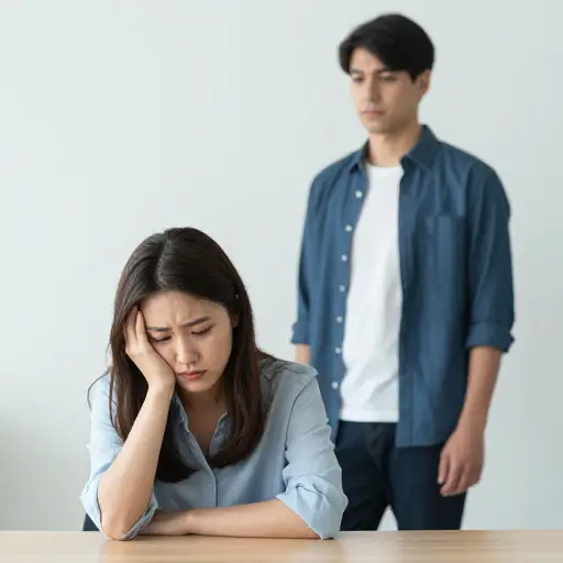 我对他对我的担忧的漠视感到沮丧。