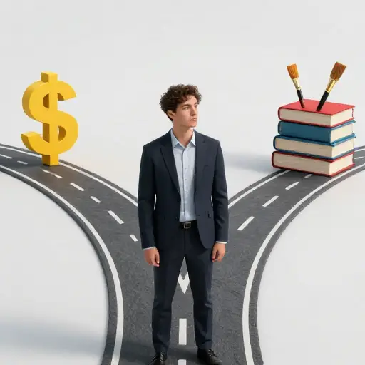 职业应该反映一个人的信念和抱负，而不是他的银行账户。