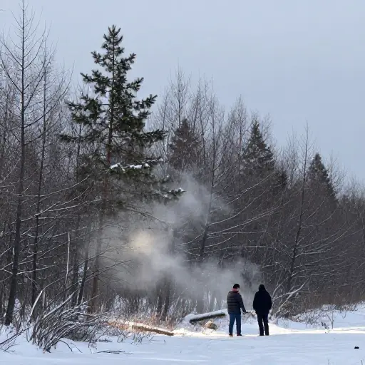 在寒冷的冬天，雪有时会直接从固体升华为水蒸气。