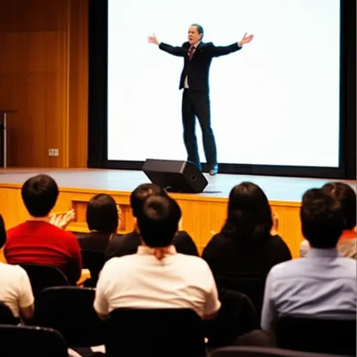 演讲的结尾部分非常鼓舞人心。