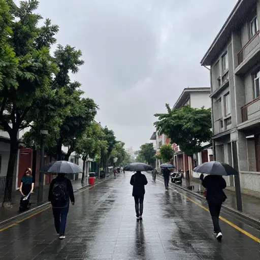 天气预报预测又是一个阴沉多雨的周末。