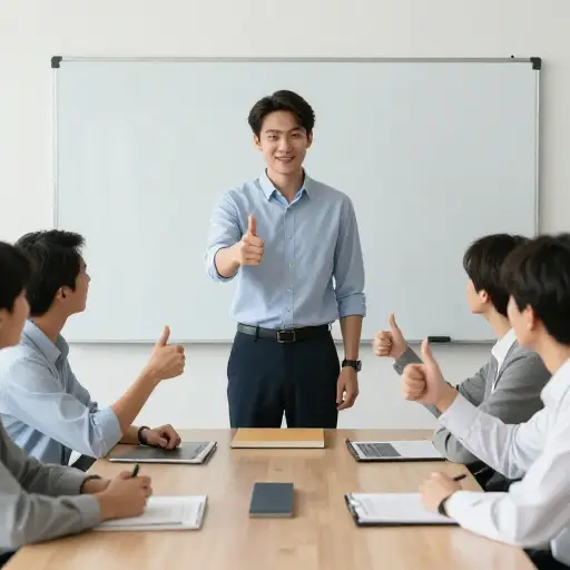 一个好的领导者总会鼓励团队成员。