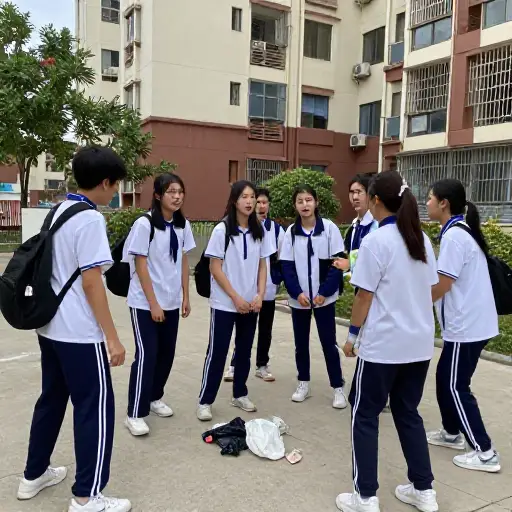 由于一些学生行为不端并扰乱了附近居民，需要道歉。