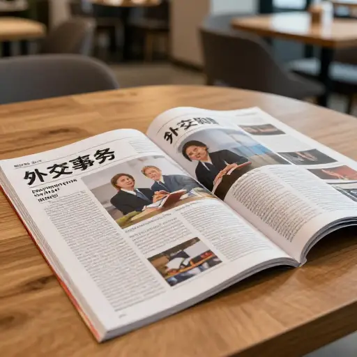 大多数新闻杂志都有一个专门报道外交事务的板块。