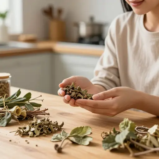 她找到了一种有效的草药疗法来治疗头痛。