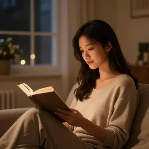 她一直是个相当内向的人，更喜欢安静的夜晚待在家里。