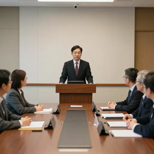 经过一番激烈的讨论，主席宣布会议开始。