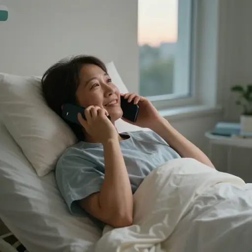 谢谢你在我生病时打来电话；你真是太体贴了。
