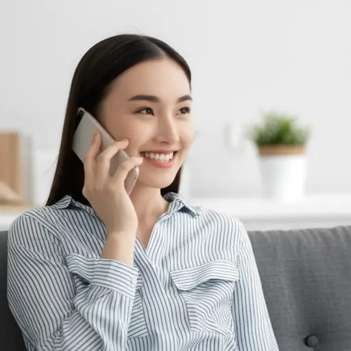她在电话里和朋友聊了很久。