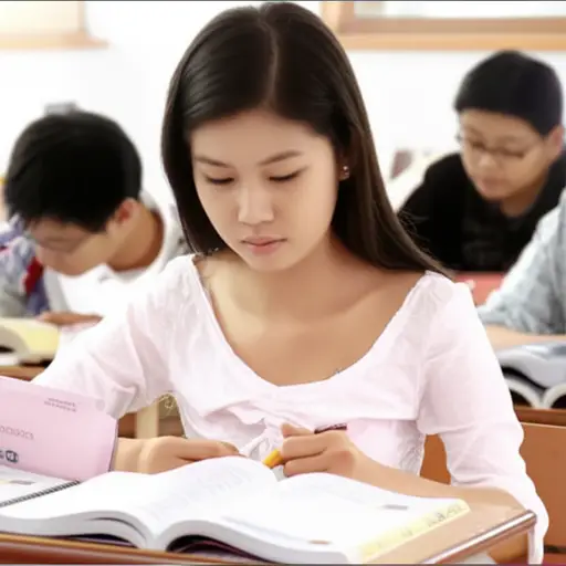 我妹妹是个聪明的学生。