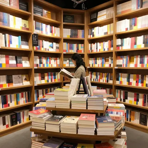 这家书店有很多打折书。