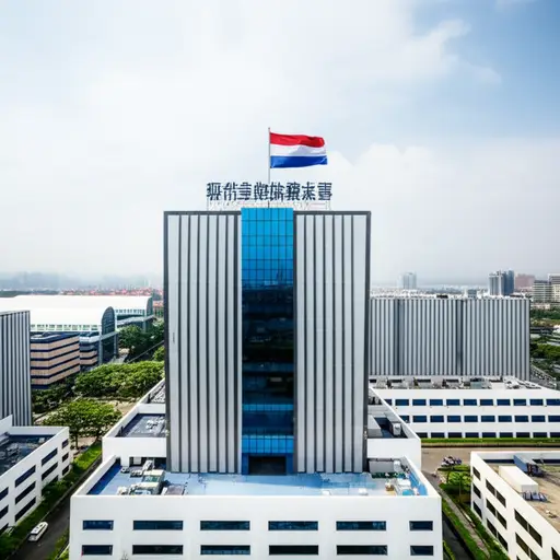这家荷兰公司在雅加达建立了一家工厂用于商业活动。