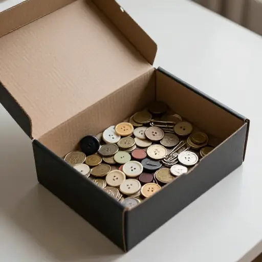 我用这个盒子来存放零碎物品。