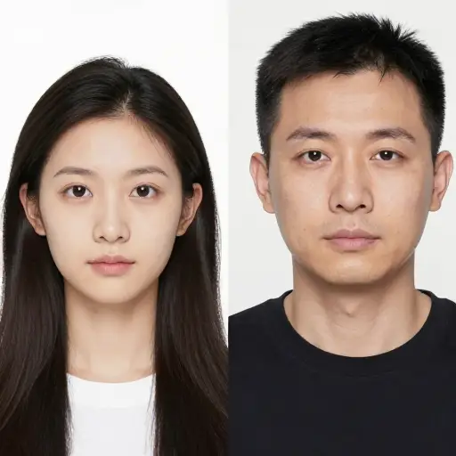 她长得像她父亲。