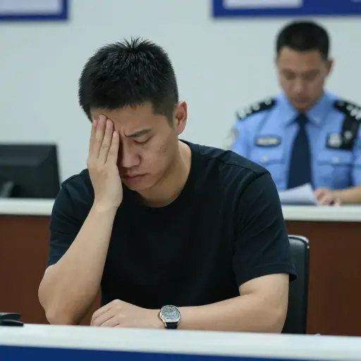 他否认参与了涉嫌的盗窃案。