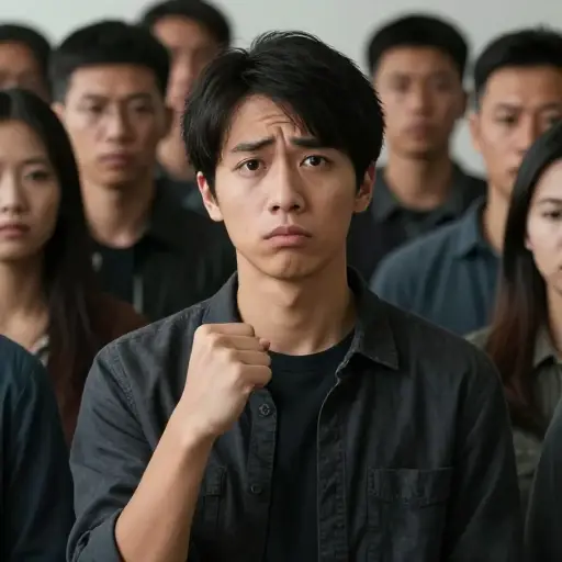当自己的信念开始动摇时，他们几乎无法与他人抗争。