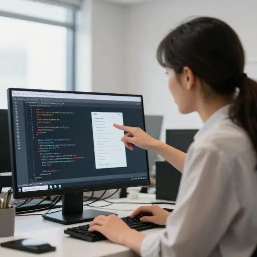 我们有了基础代码，但用户界面还需要完善——这就是设计师需要参与进来的环节。