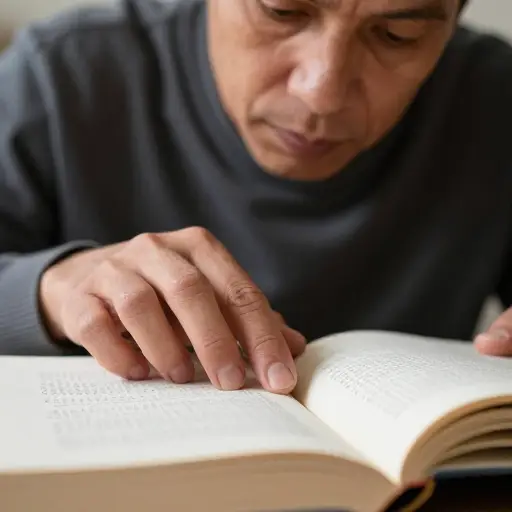 盲人通常非常依赖他们的触觉。