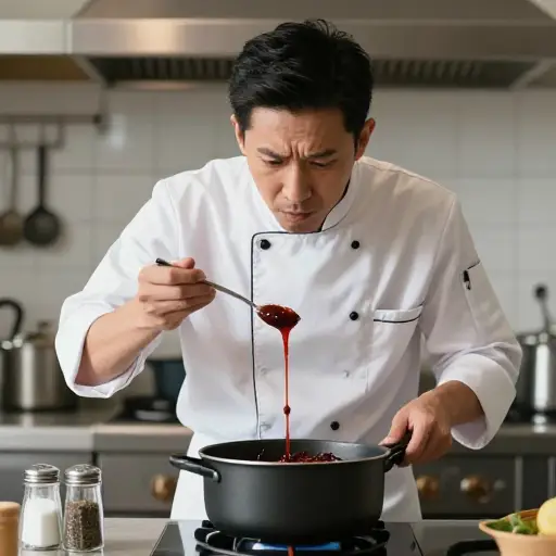 厨师建议不要把酱汁做得太咸。