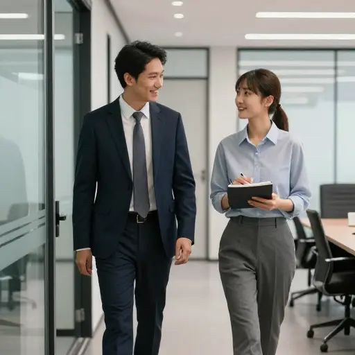 我的老板认为是时候让我在办公室外为他做口译了。