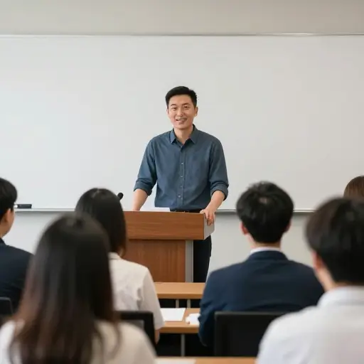 他脸上带着微笑回答：“正如我刚才告诉大家的，你们将在六月底前得到结果。”