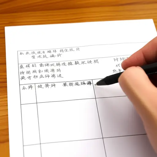 我划掉了购物清单上不需要的物品。