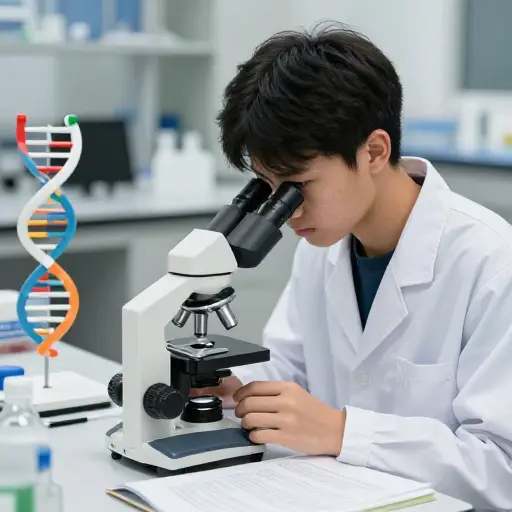 我学生物学，并计划专攻遗传学。