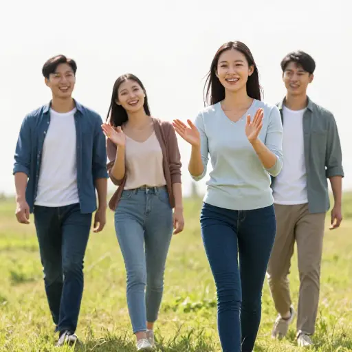我们走过去向她表示祝贺。