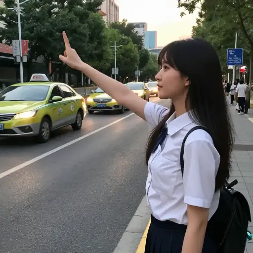 如果她坐出租车回家，就不会冒生命危险了。