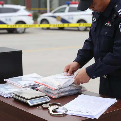 警方正在严厉打击非法药物的销售。
