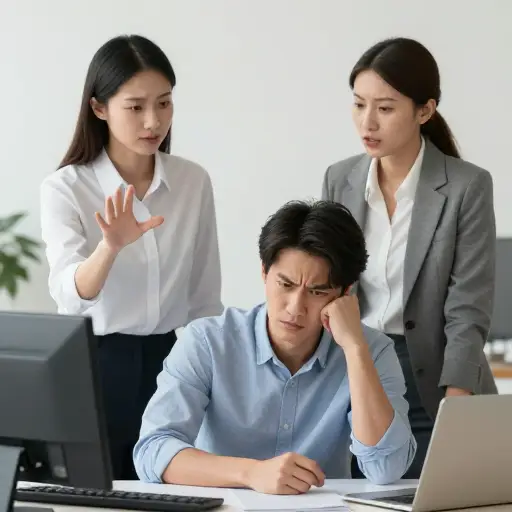 她不停的打断开始让他烦了。