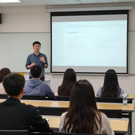 在研究生研讨课上，他在那些来自顶尖大学的学生中表现得游刃有余。
