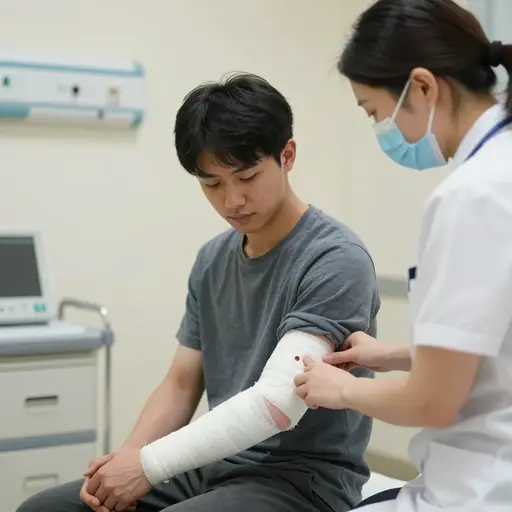 在骚乱中，几个人被流弹打伤。