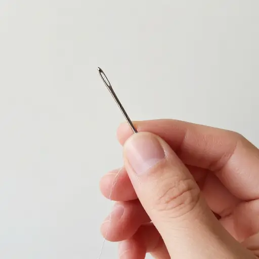穿针引线需要一只稳健的手。