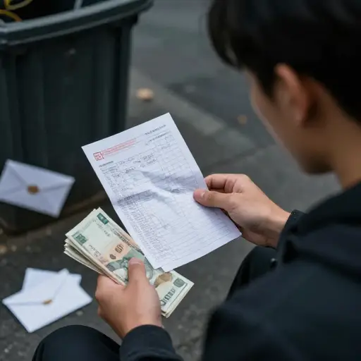 他可能付不起那个月的账单——要不是有那笔意外奖金。