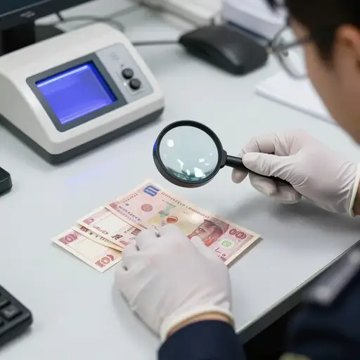 警方查获了一批假钞。