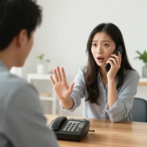 他甚至做到了阻止她使用电话的地步。