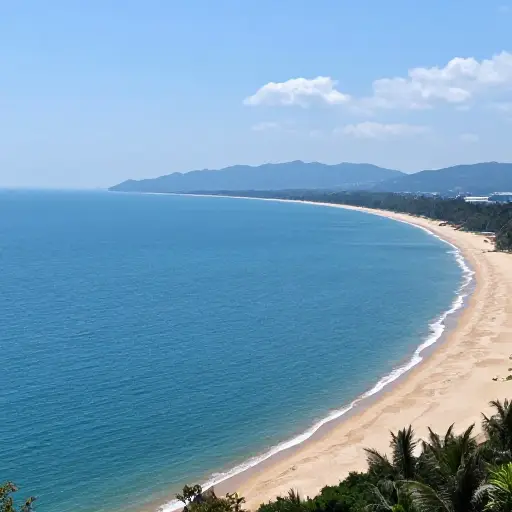 中国的东部海岸线非常长。