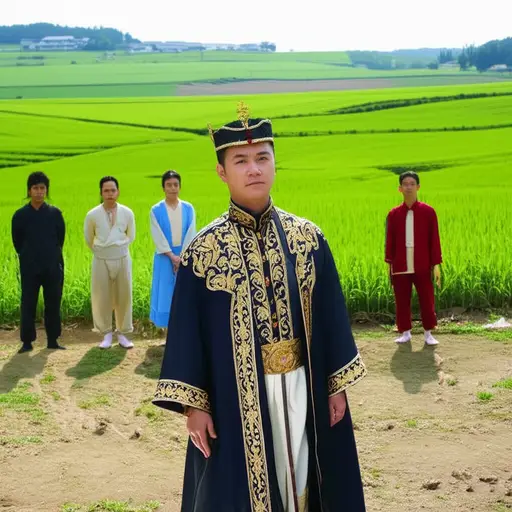 这位王公拥有大片土地和众多仆人。