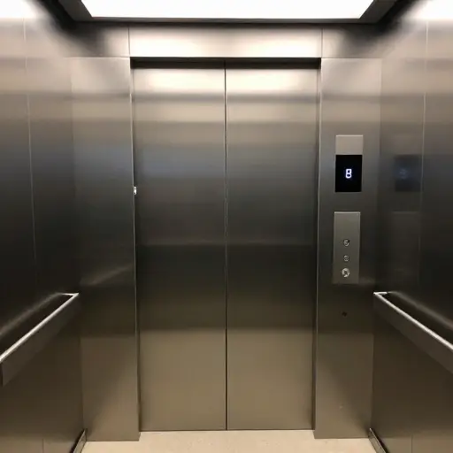 请乘电梯到八楼。