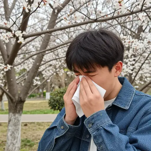 春季，空气中花粉的浓度高企，导致许多人过敏。