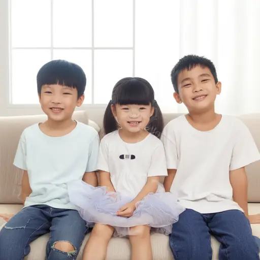 我们家里有三个孩子，我是最小的。