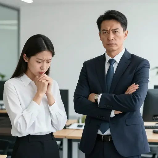 经验丰富的经理无法容忍新员工的不敬，迅速让她摆正了自己的位置。