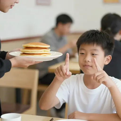 我想要两份煎饼。