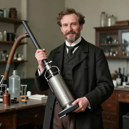他是吸尘器的发明者。